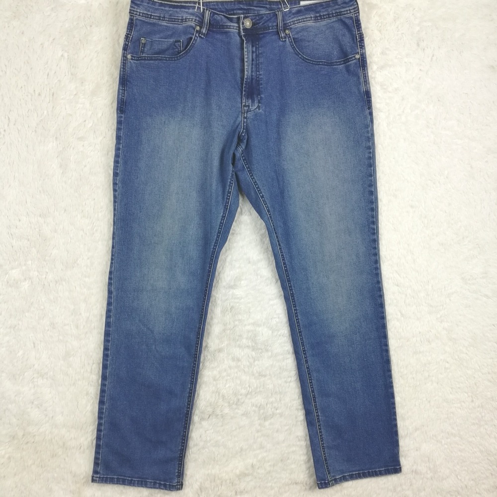 Buffalo David Bitton‎ Mens Jeans Axel Skinny Slim Blue Denim Medium Wash 40x32